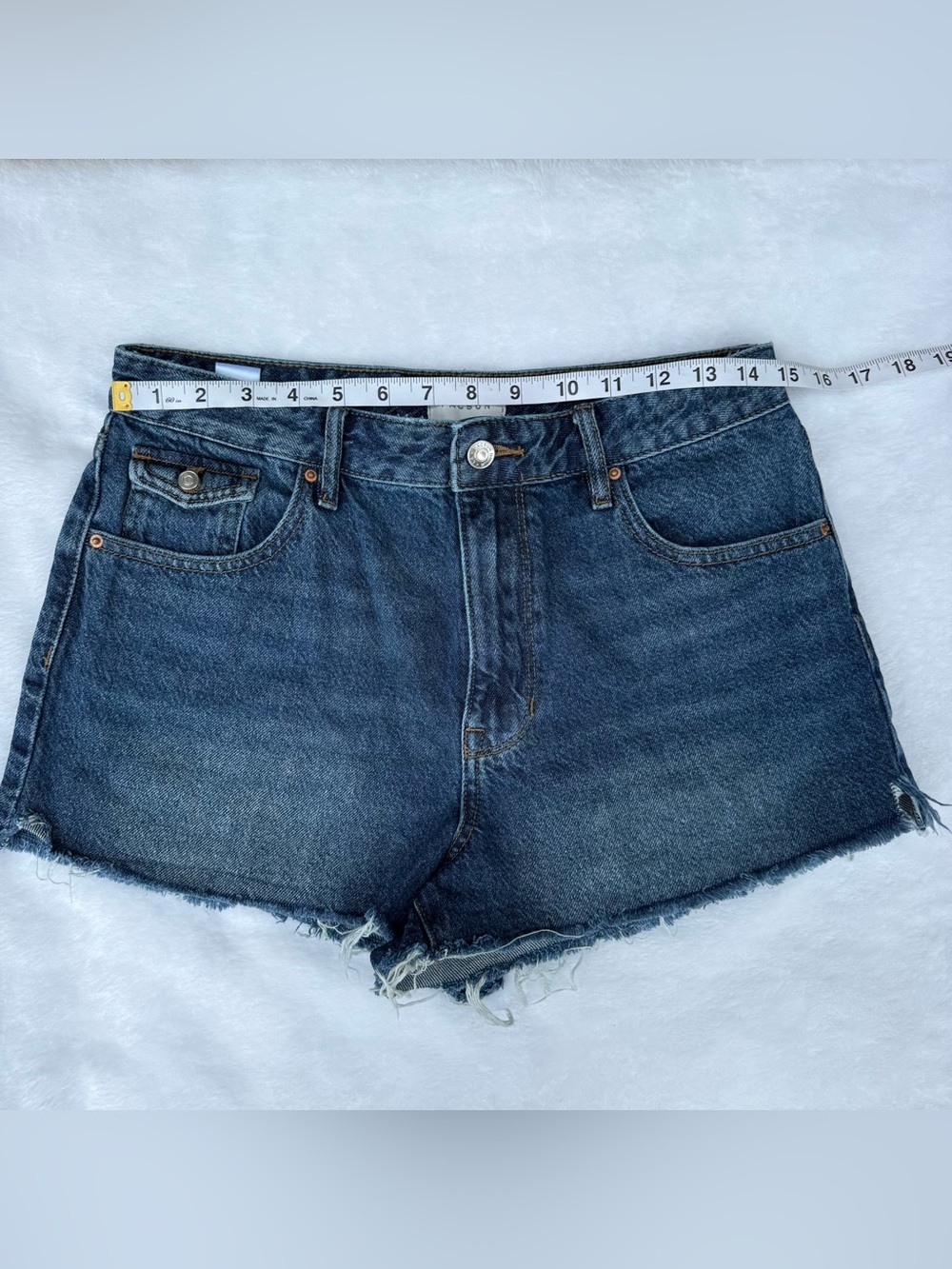 PacSun High-Rise Festival Denim Shorts with frayed hem | Size 29 (Fits US 6)